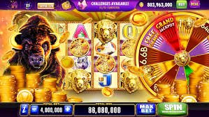 In-game betting interface with stake adjustment and spin button
