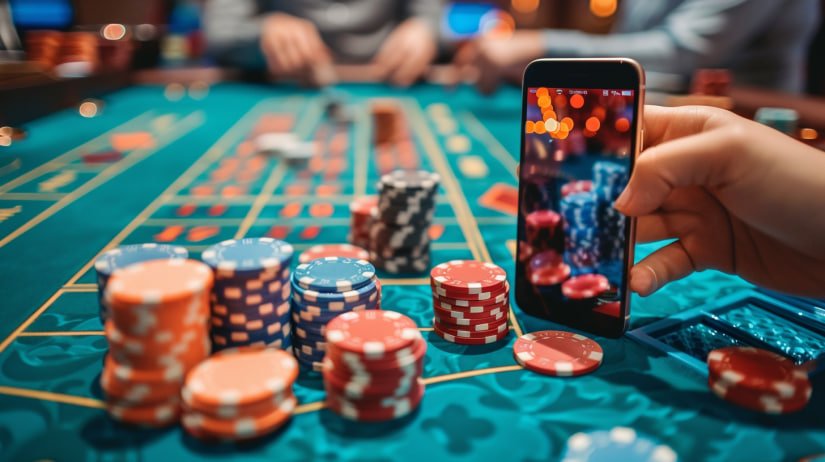 Croupier spinning the wheel in 1wim live dealer studio